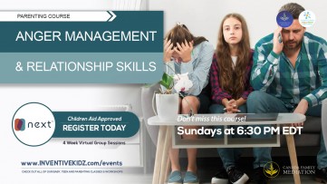 Anger Management and Relationship Skills Parenting Course (Sunday's in August)